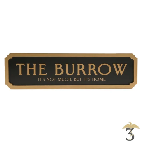 Plaque murale the burrow - Les Trois Reliques, magasin Harry Potter - Photo N°1