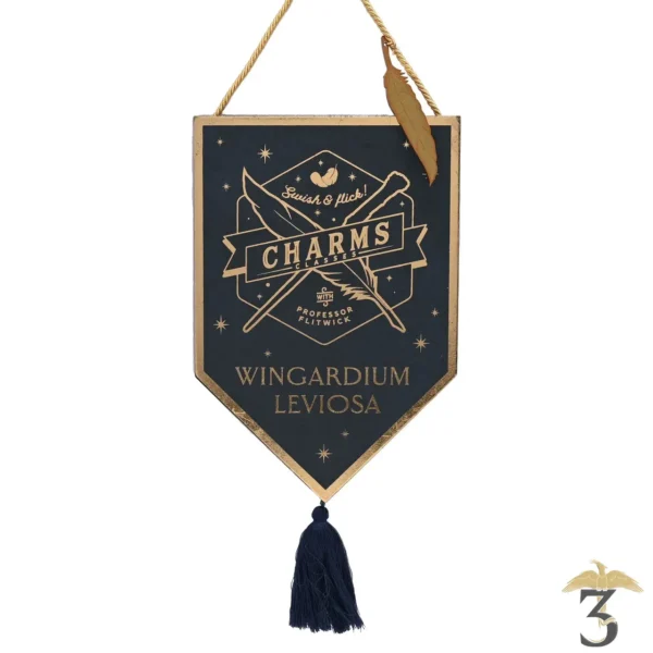 Plaque suspendu wingardium - Les Trois Reliques, magasin Harry Potter - Photo N°1