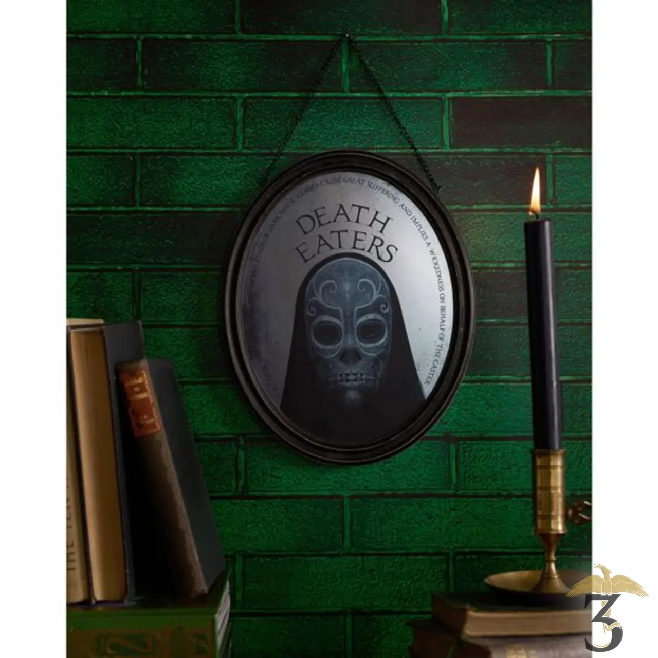 Plaque suspendue miroir mangemort - Les Trois Reliques, magasin Harry Potter - Photo N°4