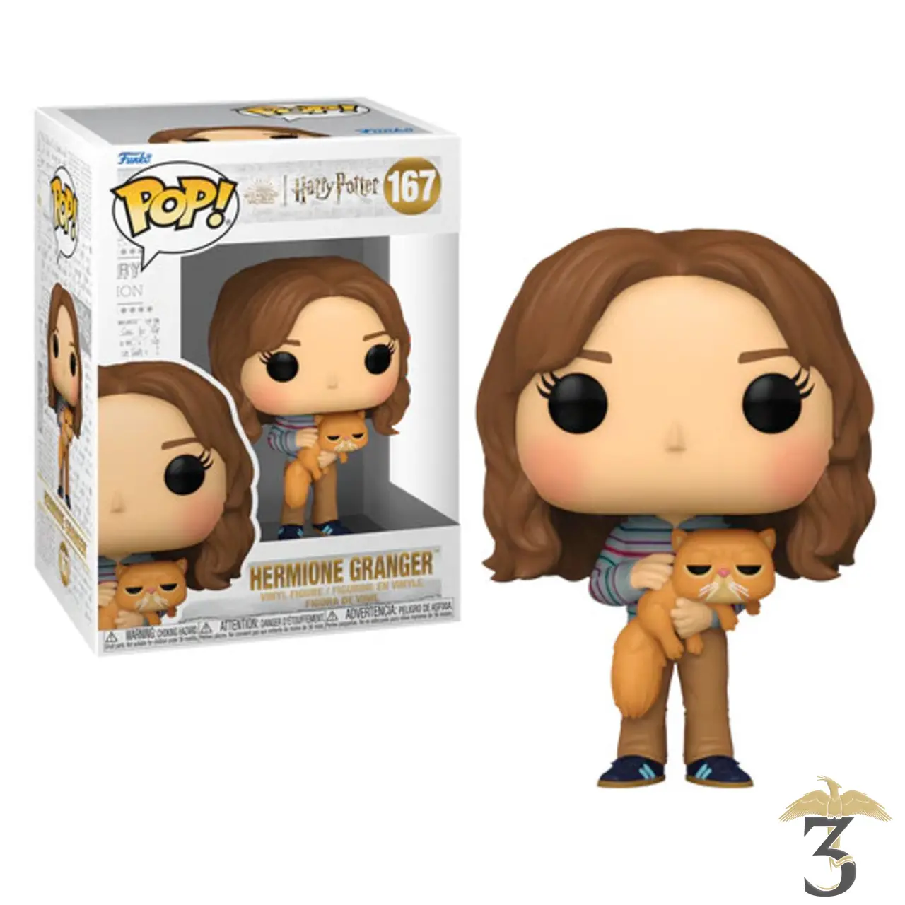 Pop 167 hermione granger et pattenrond - Les Trois Reliques, magasin Harry Potter - Photo N°1