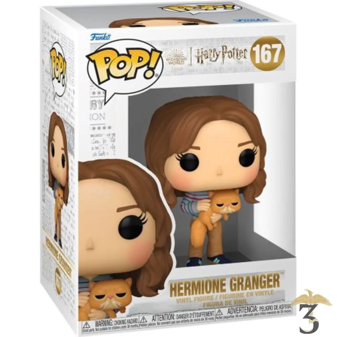 Pop 167 hermione granger et pattenrond - Les Trois Reliques, magasin Harry Potter - Photo N°3