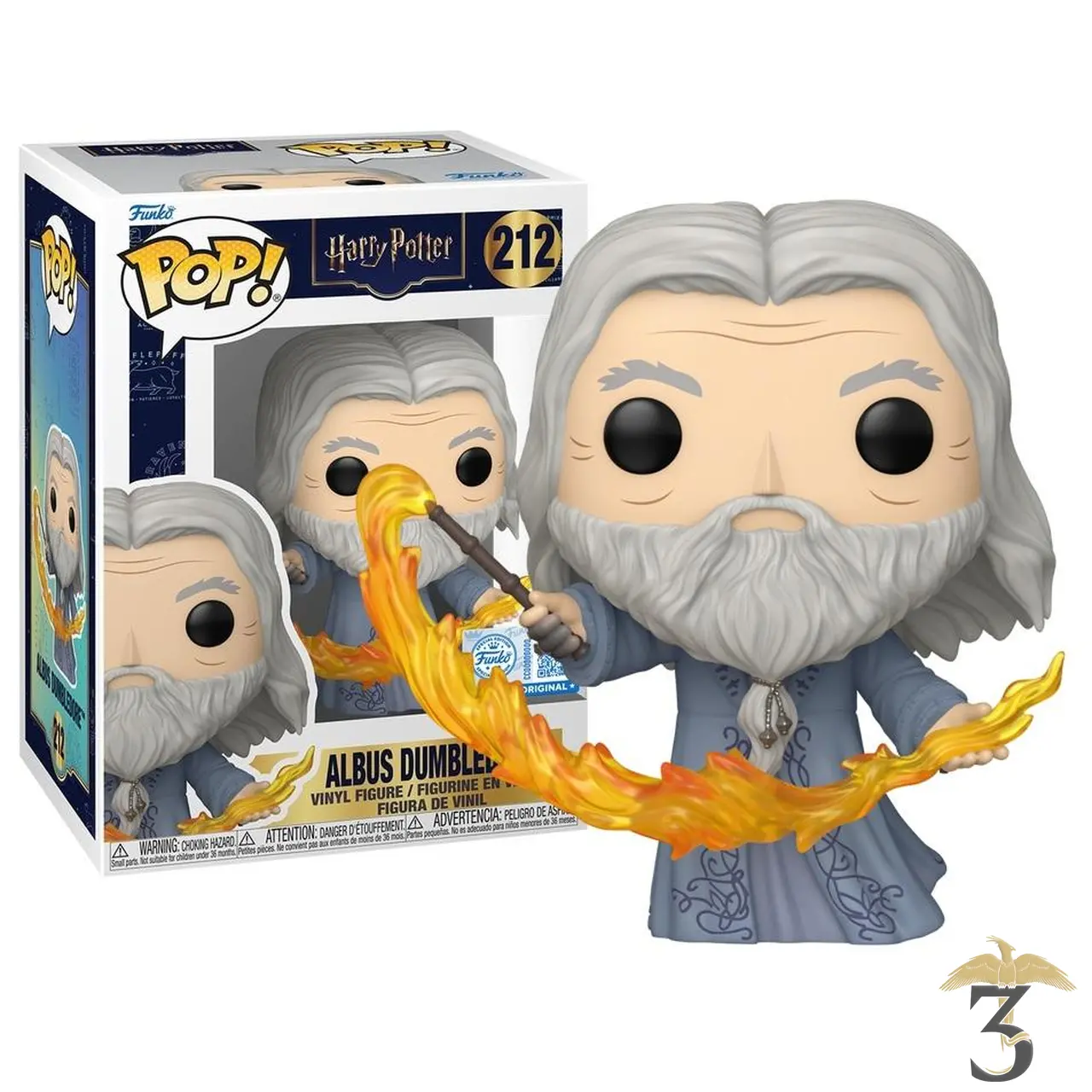 Pop movies n° 212 – dumbledore flamme – harry potter - Les Trois Reliques, magasin Harry Potter - Photo N°1