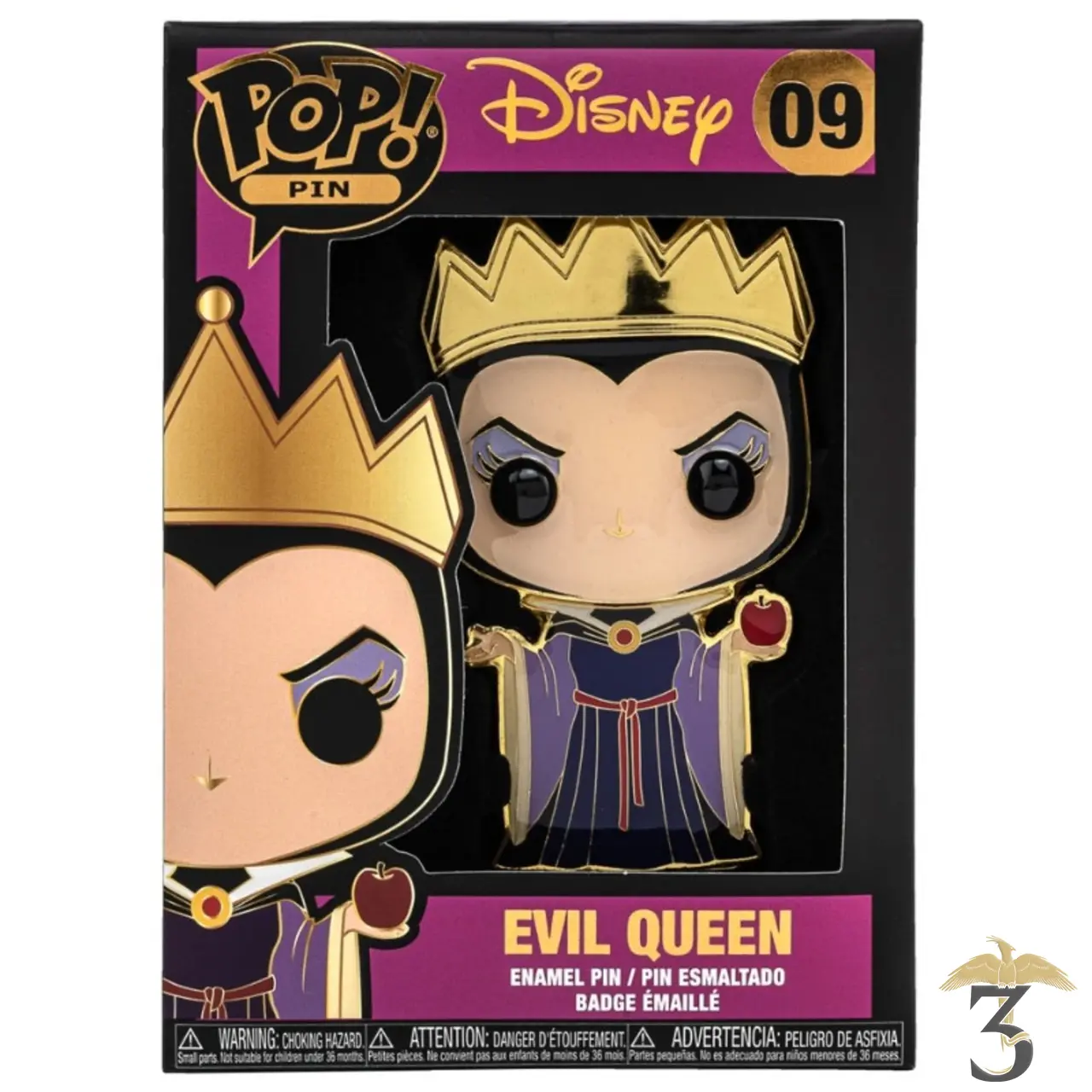 Pop pin´s 09 evil queen - Les Trois Reliques, magasin Harry Potter - Photo N°1