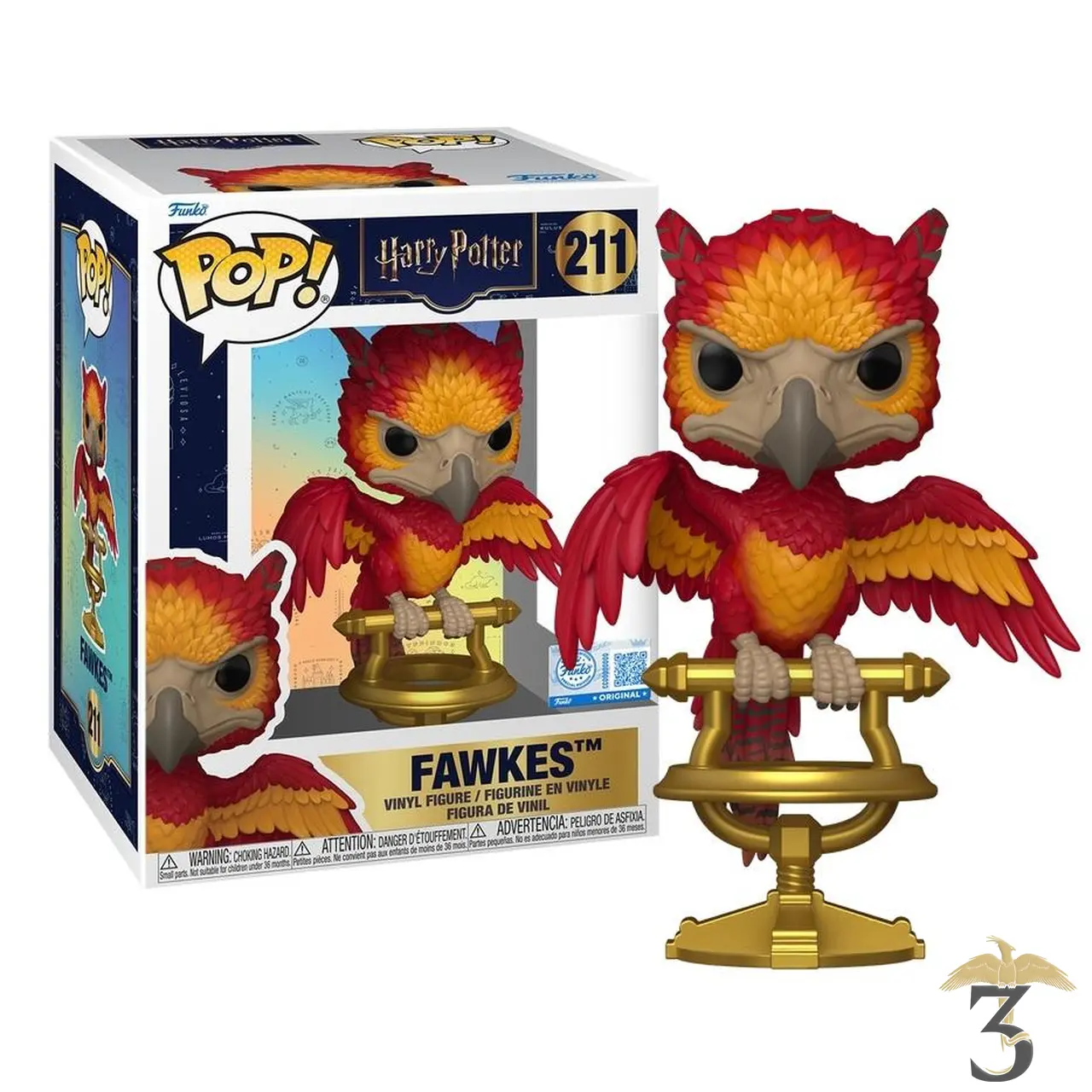 Pop premium n° 211 – fumseck sur perche – harry potter - Les Trois Reliques, magasin Harry Potter - Photo N°1