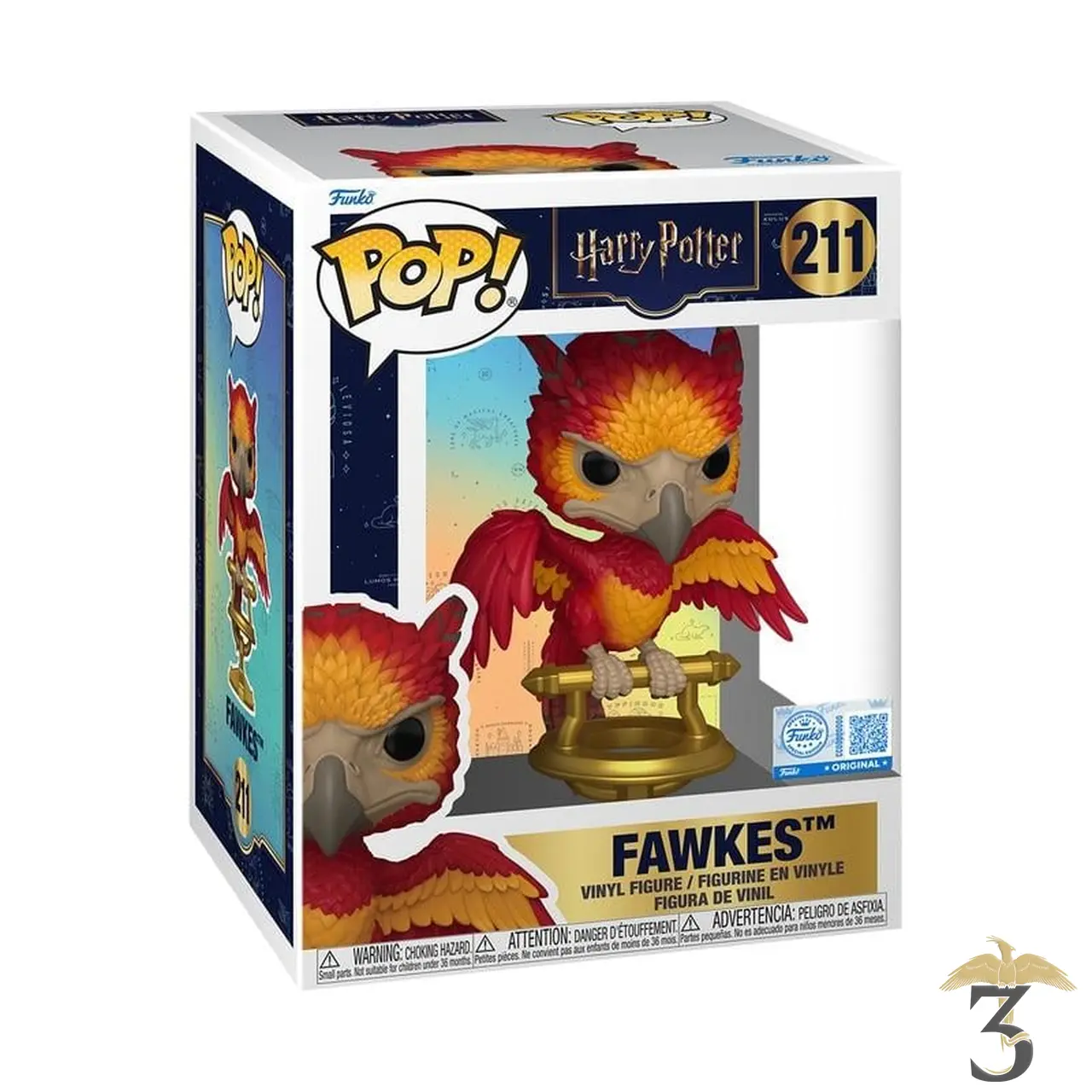 Pop premium n° 211 – fumseck sur perche – harry potter - Les Trois Reliques, magasin Harry Potter - Photo N°2