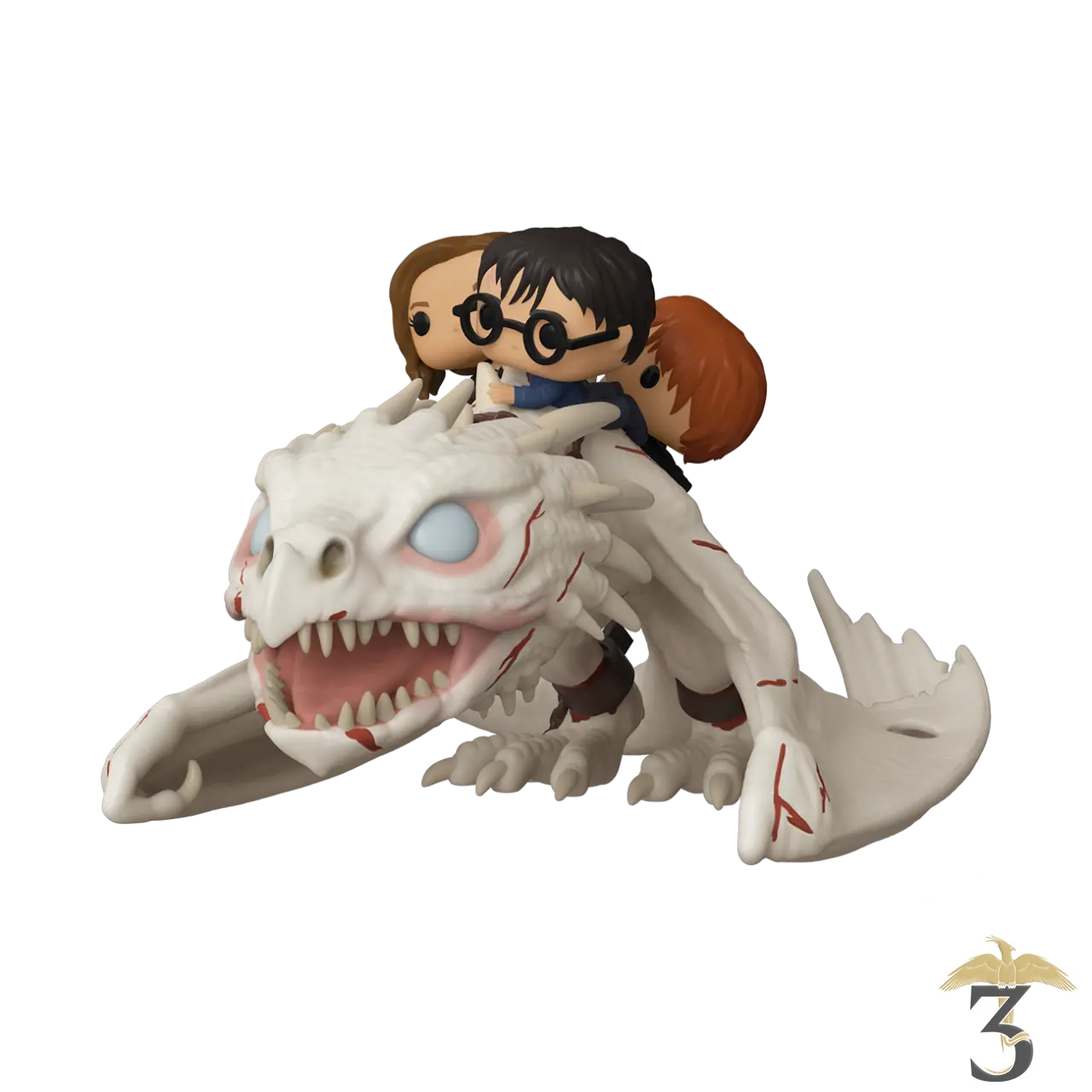 POP Ride: Dragon avec Harry, Ron, & Hermione - Les Trois Reliques, magasin Harry Potter - Photo N°1