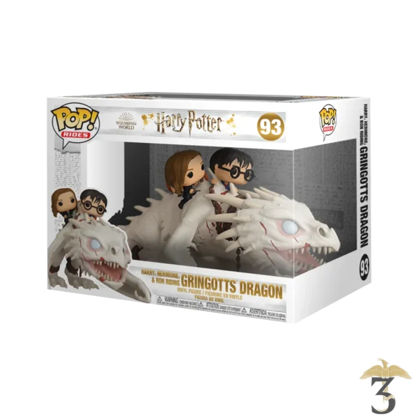 POP Ride: Dragon avec Harry, Ron, & Hermione - Les Trois Reliques, magasin Harry Potter - Photo N°2