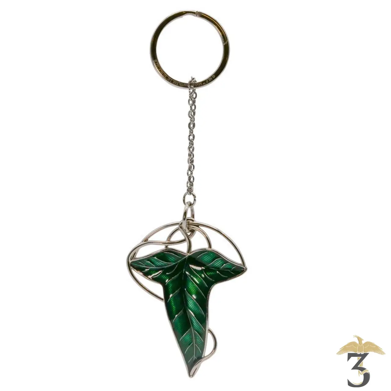 Porte-clé feuille de la lorien – le seigneur des anneaux - Les Trois Reliques, magasin Harry Potter - Photo N°1