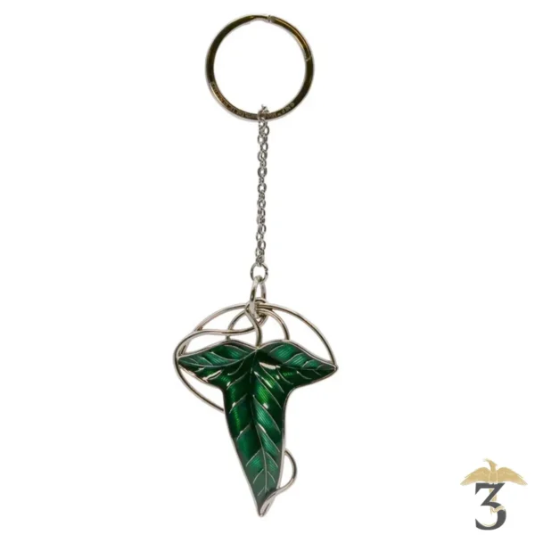 Porte-clé feuille de la lorien – le seigneur des anneaux - Les Trois Reliques, magasin Harry Potter - Photo N°1