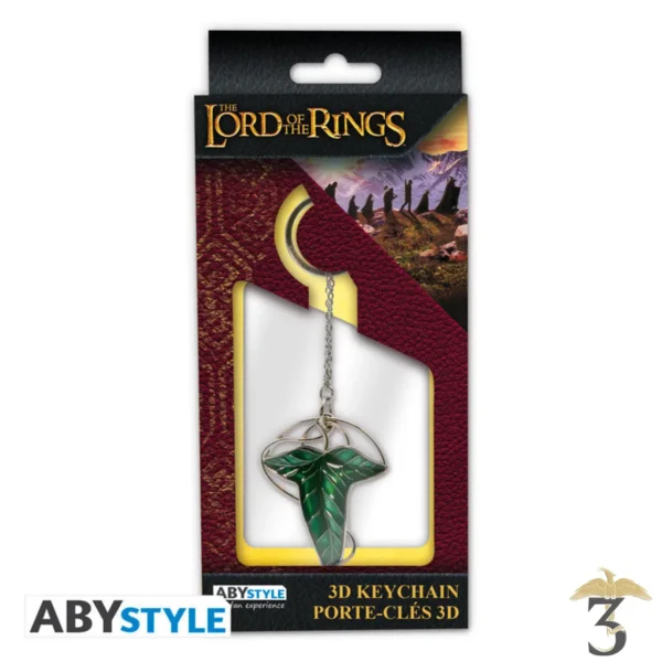 Porte-clé feuille de la lorien – le seigneur des anneaux - Les Trois Reliques, magasin Harry Potter - Photo N°4
