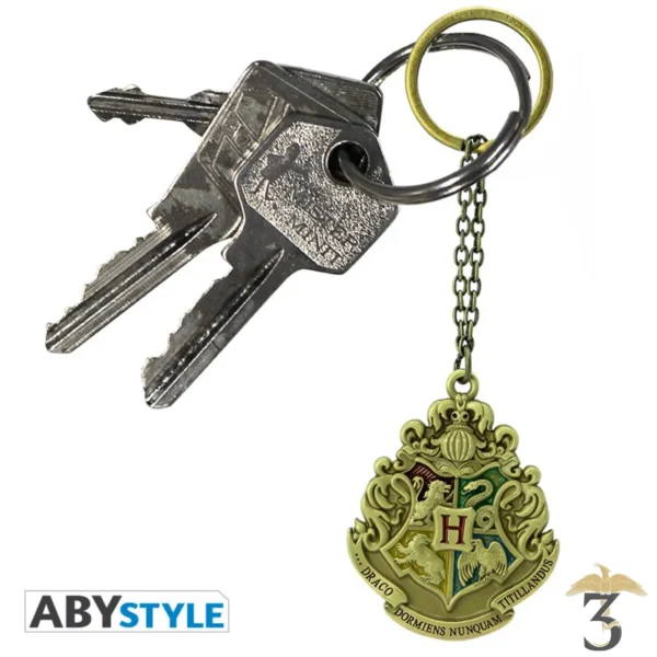 PORTE CLE HOGWART DORE - Les Trois Reliques, magasin Harry Potter - Photo N°2