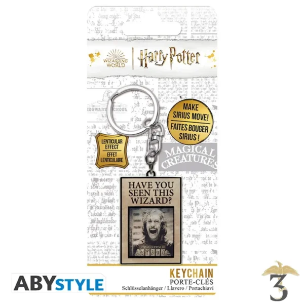 Porte cle lenticulaire sirius black - Les Trois Reliques, magasin Harry Potter - Photo N°5