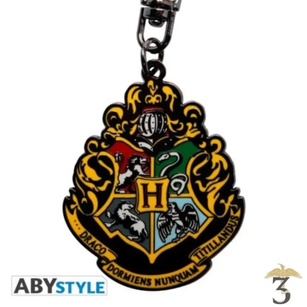 PORTE CLE POUDLARD METAL - Les Trois Reliques, magasin Harry Potter - Photo N°2