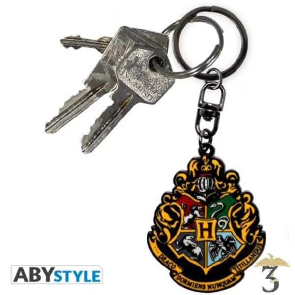 PORTE CLE POUDLARD METAL - Les Trois Reliques, magasin Harry Potter - Photo N°3