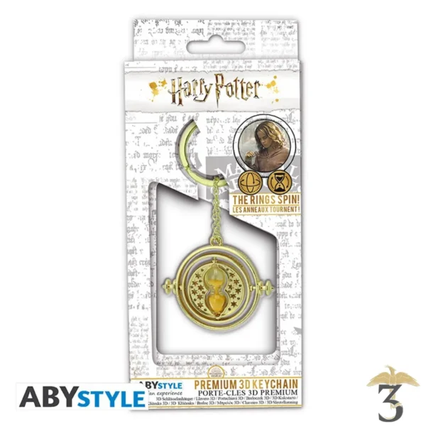 PORTE CLE RETOURNEUR DE TEMPS 3D - Les Trois Reliques, magasin Harry Potter - Photo N°4