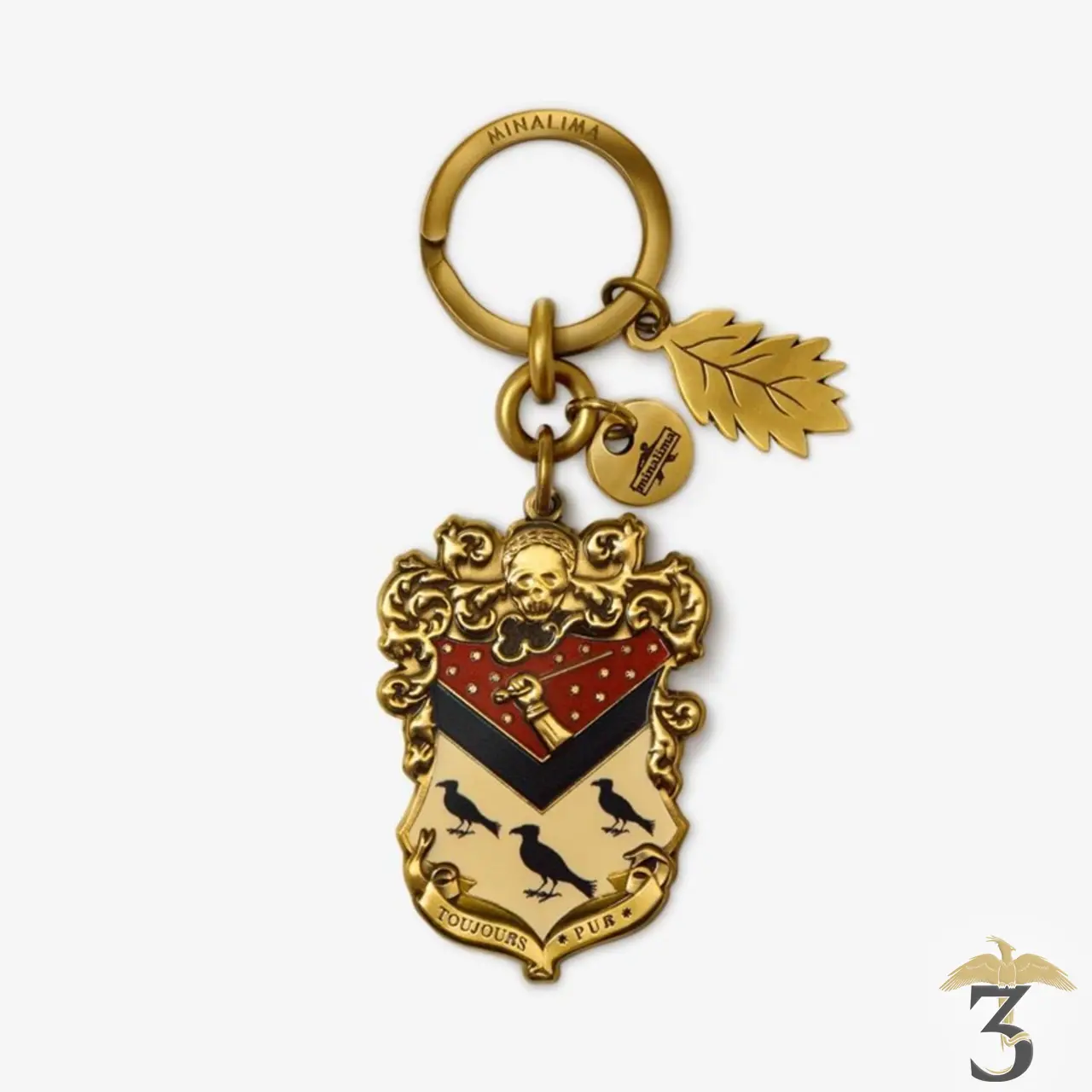 Porte clés blason de la famille black – minalima - Les Trois Reliques, magasin Harry Potter - Photo N°1