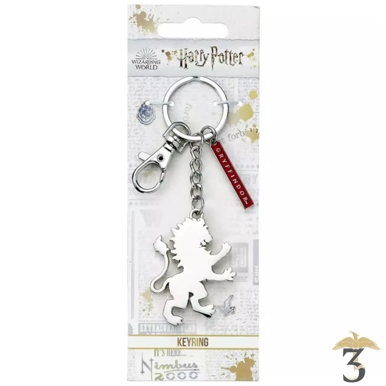 Porte-clés emblème gryffondor - Les Trois Reliques, magasin Harry Potter - Photo N°2