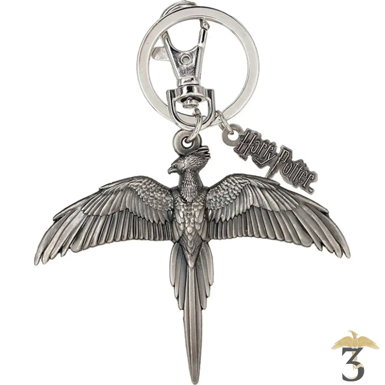 Porte-clés en étain fumseck - Les Trois Reliques, magasin Harry Potter - Photo N°1