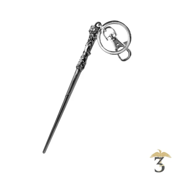 Porte cles en metal baguette de harry potter - Les Trois Reliques, magasin Harry Potter - Photo N°1