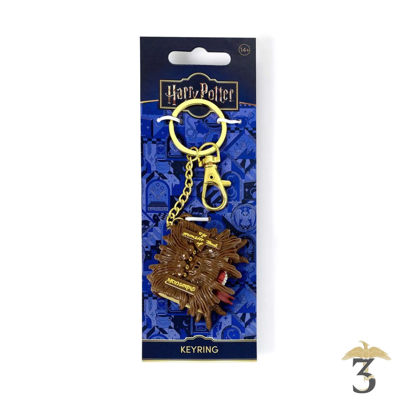 Porte-clés livre des monstres – harry potter - Les Trois Reliques, magasin Harry Potter - Photo N°2