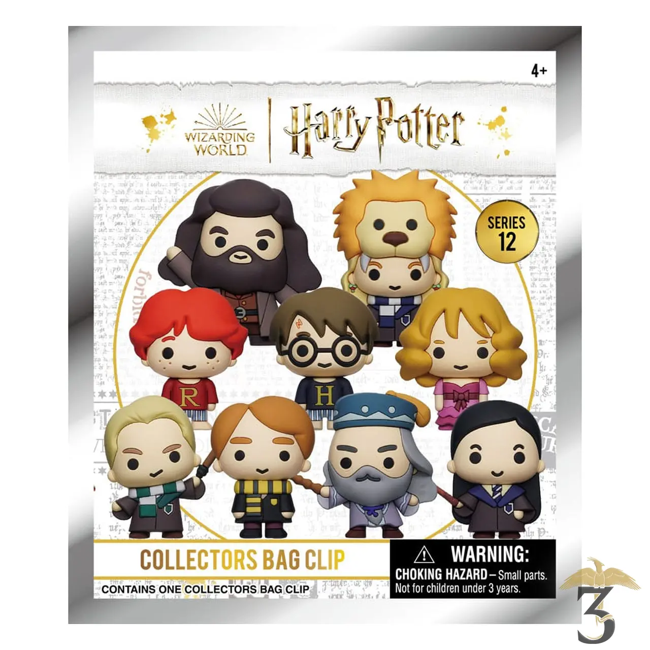 porte-clés mystère 3d foam bag clip série 12 – harry potter - Les Trois Reliques, magasin Harry Potter - Photo N°1