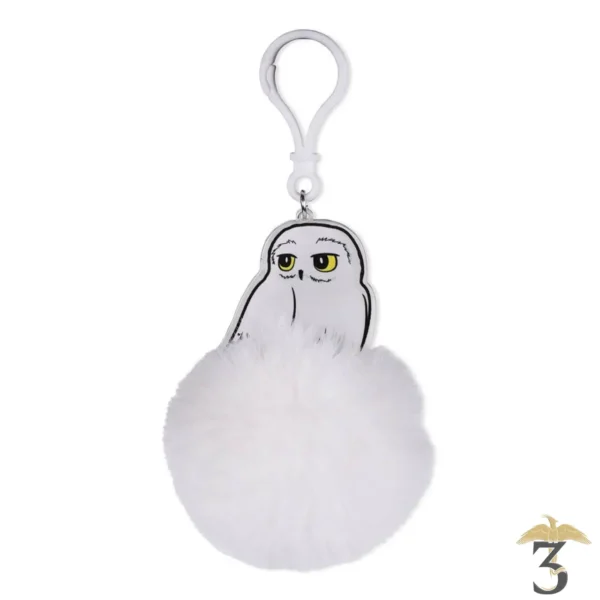 Porte cles pompom hedwige - Les Trois Reliques, magasin Harry Potter - Photo N°1