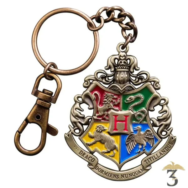 Porte-clés Poudlard - Noble Collection - Harry Potter - Les Trois Reliques, magasin Harry Potter - Photo N°1