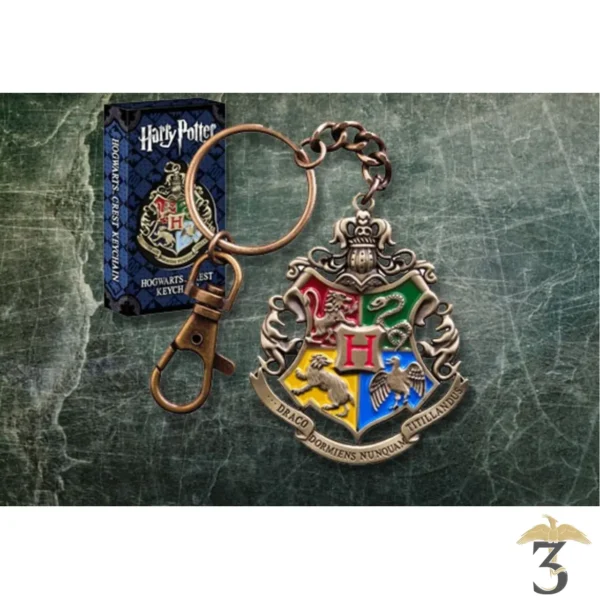 Porte-clés Poudlard - Noble Collection - Harry Potter - 3 Reliques