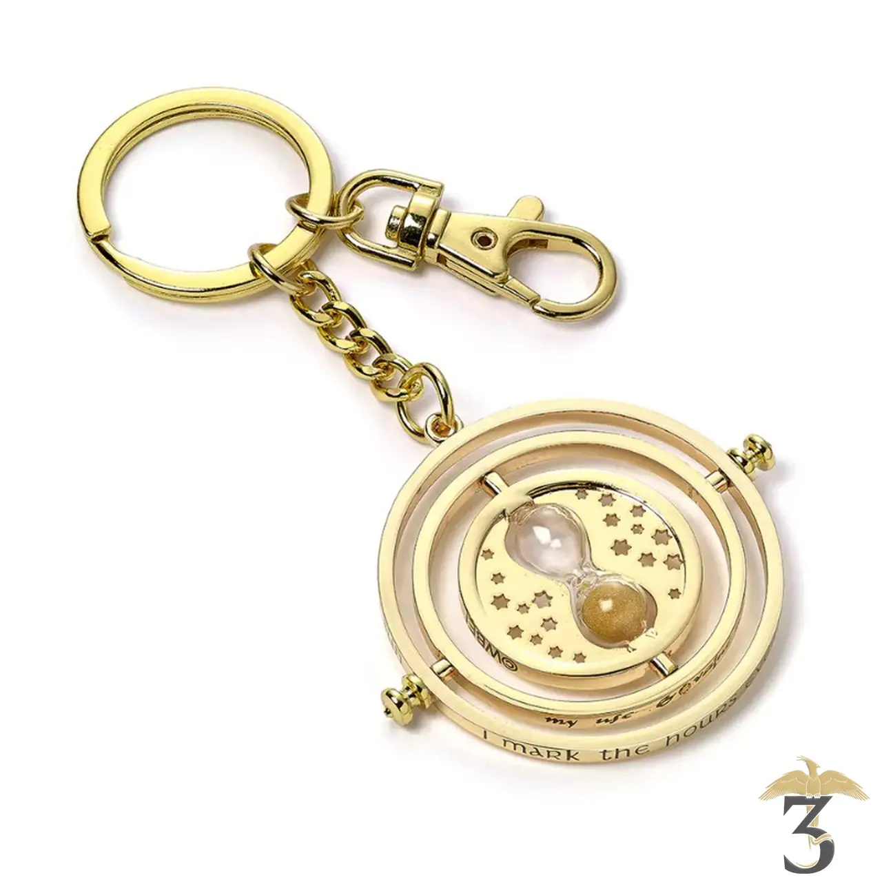 Porte-clés retourneur de temps - Les Trois Reliques, magasin Harry Potter - Photo N°1