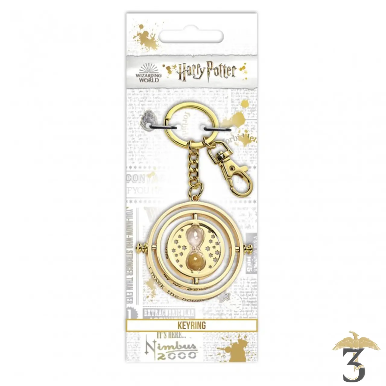 Porte-clés retourneur de temps - Les Trois Reliques, magasin Harry Potter - Photo N°3
