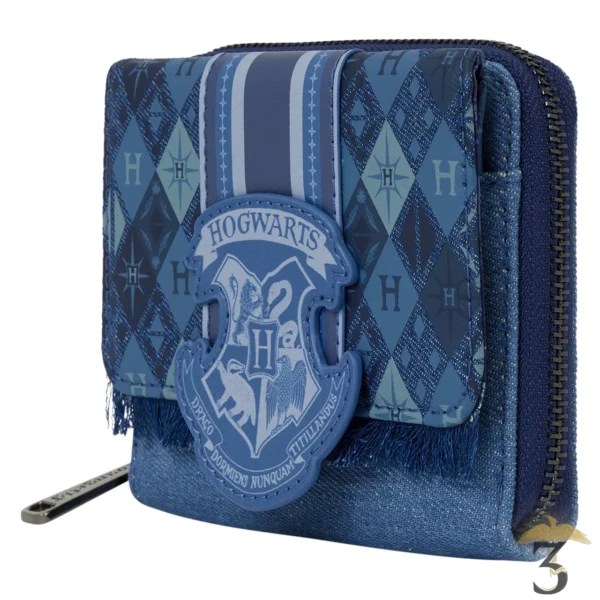 Portefeuille loungefly denim poudlard - Les Trois Reliques, magasin Harry Potter - Photo N°1