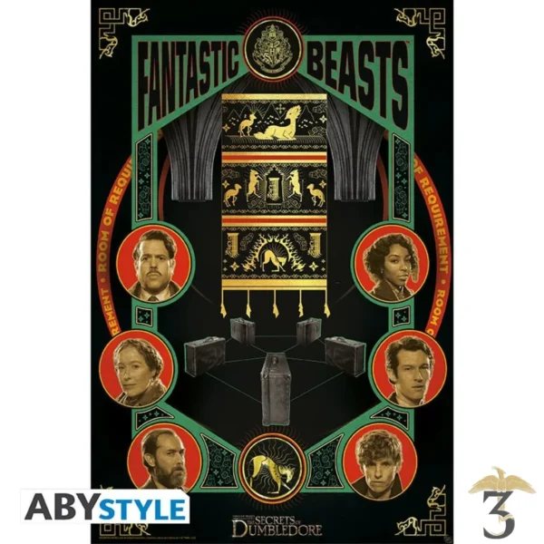 Poster Casting - Les Secrets de Dumbledore - Les Trois Reliques, magasin Harry Potter - Photo N°1