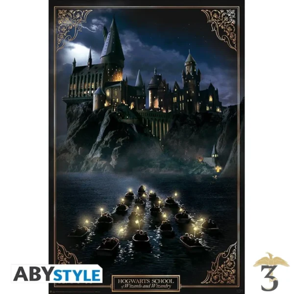 POSTER CHATEAU POUDLARD - Les Trois Reliques, magasin Harry Potter - Photo N°1