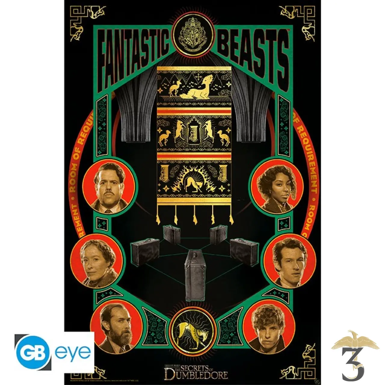 Poster fantastic beasts casting 61×91 - Les Trois Reliques, magasin Harry Potter - Photo N°1