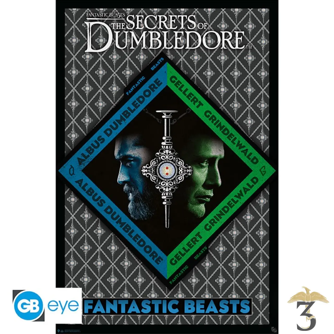 Poster fantastic beasts dumbledore 61×91 - Les Trois Reliques, magasin Harry Potter - Photo N°1