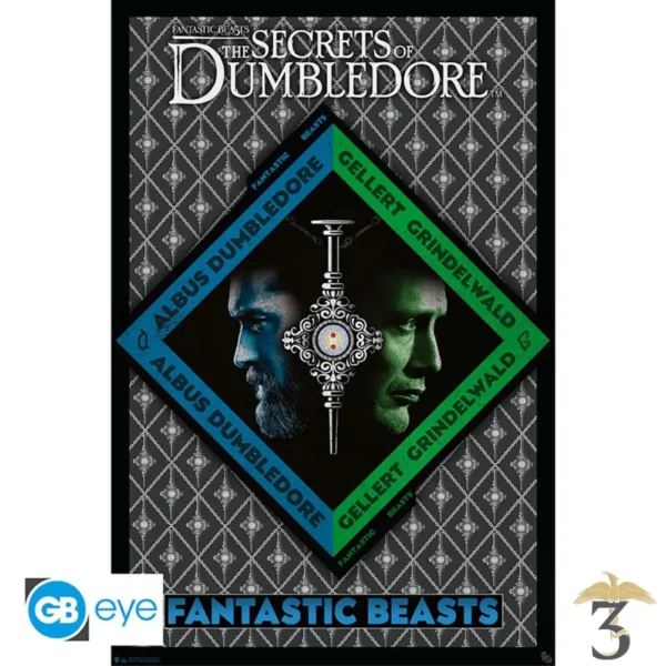 Poster fantastic beasts dumbledore 61×91 - Les Trois Reliques, magasin Harry Potter - Photo N°1