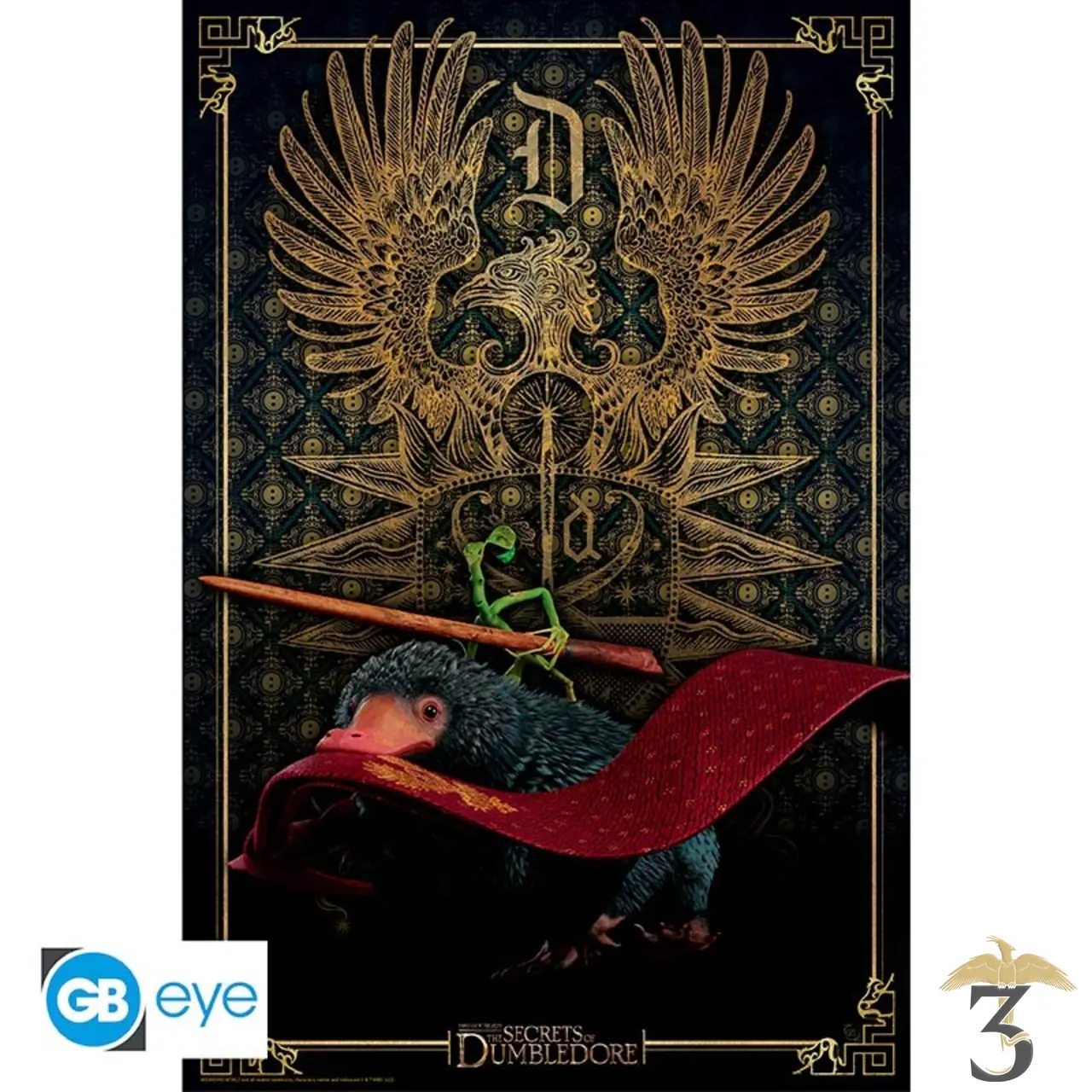 Poster fantastic beasts niffleur / pickett 61×91 - Les Trois Reliques, magasin Harry Potter - Photo N°1