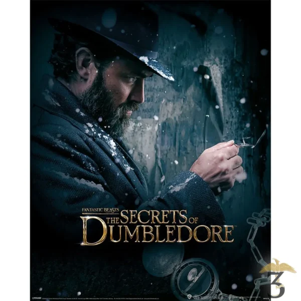 POSTER FANTASTIC BEASTS THE SECRET OF DUMBLEDORE - Les Trois Reliques, magasin Harry Potter - Photo N°1