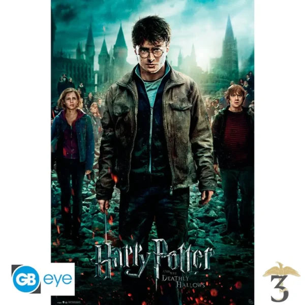 Poster film reliques de la mort 61×91 - Les Trois Reliques, magasin Harry Potter - Photo N°1
