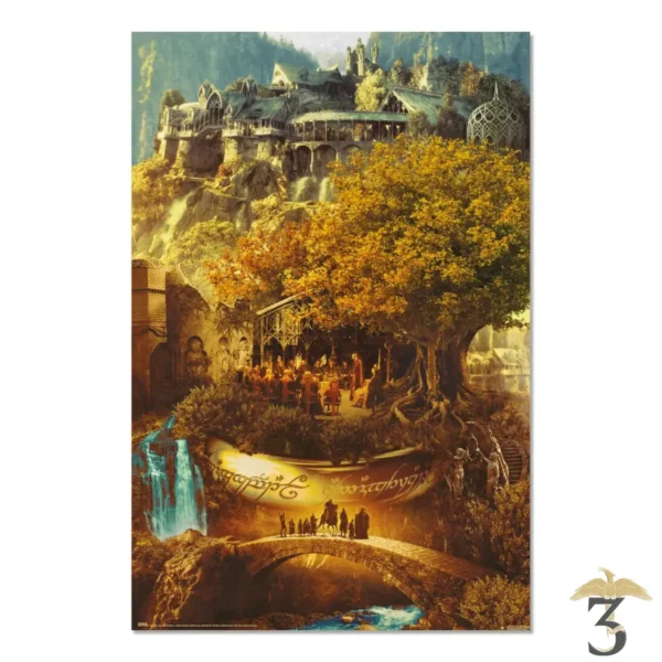 Poster le seigneur des anneaux 25e anniversaire - Les Trois Reliques, magasin Harry Potter - Photo N°1
