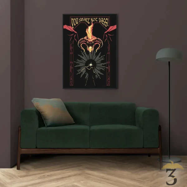 Poster phosphorescent balrog 50×70 – le seigneur des anneaux - Les Trois Reliques, magasin Harry Potter - Photo N°4