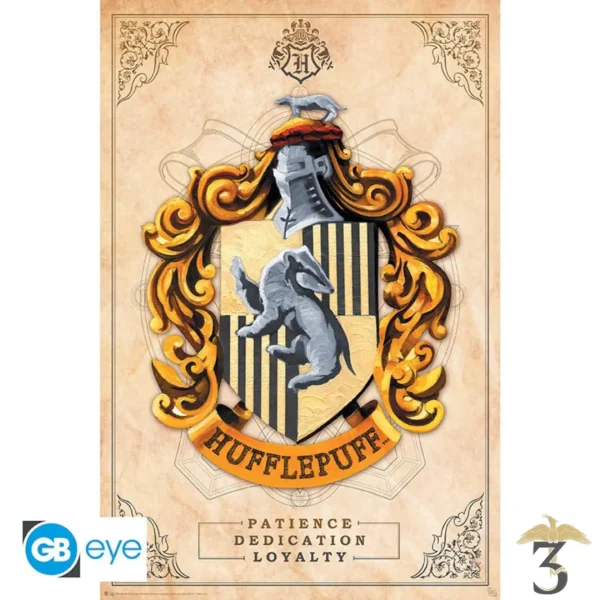 POSTER POUFSOUFFLE - Les Trois Reliques, magasin Harry Potter - Photo N°1