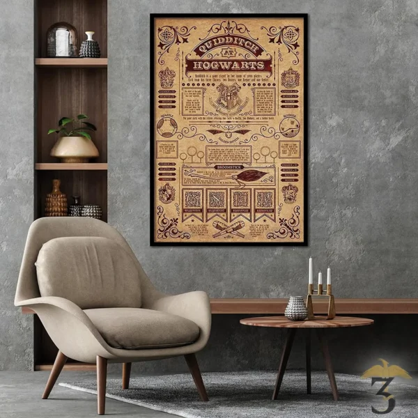 Poster quidditch at hogwarts 61×91 - Les Trois Reliques, magasin Harry Potter - Photo N°2