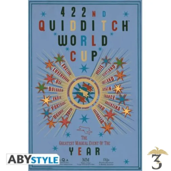 POSTER QUIDDITCH WORLD CUP - Les Trois Reliques, magasin Harry Potter - Photo N°1