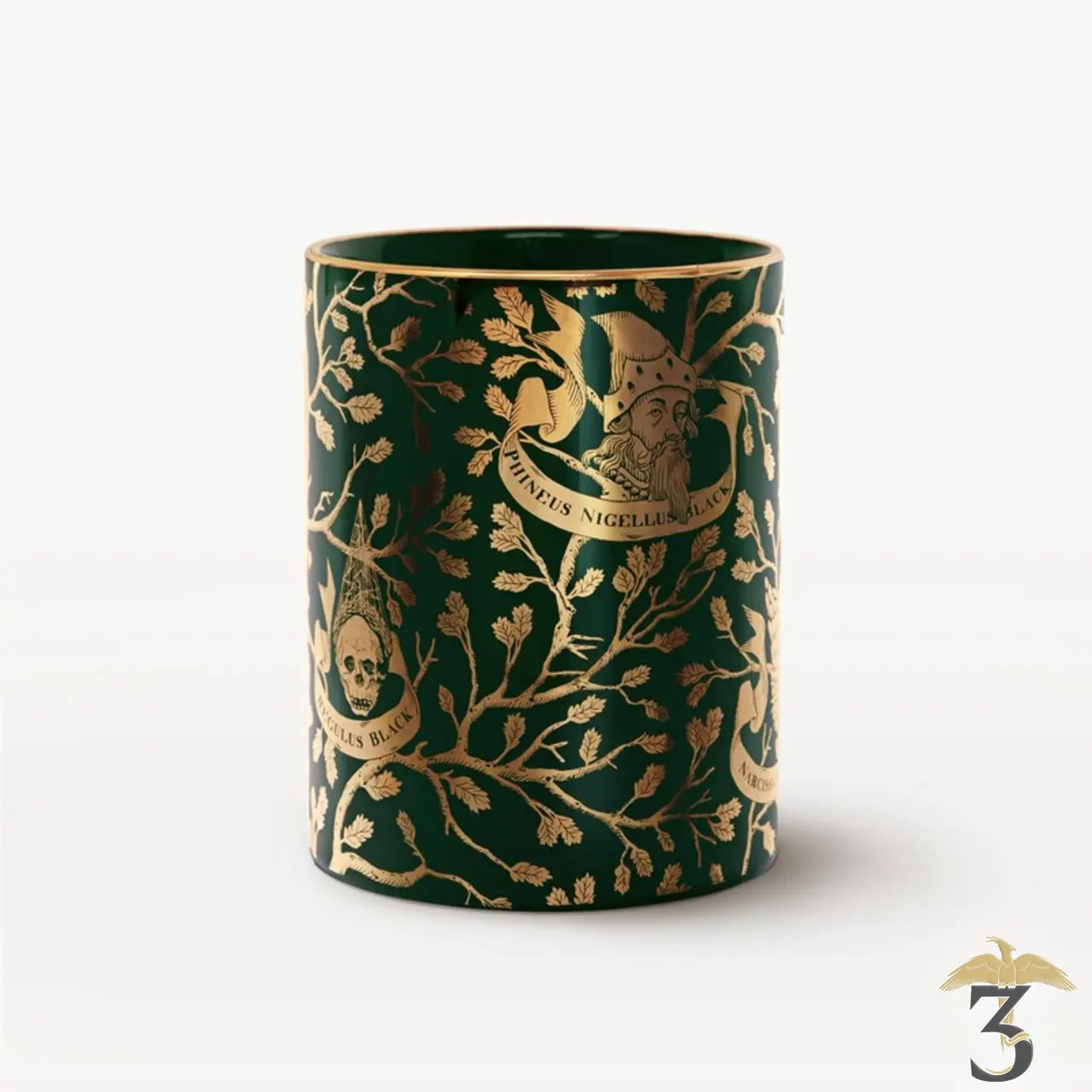 Pot à crayons tapisserie black – minalima - Les Trois Reliques, magasin Harry Potter - Photo N°2