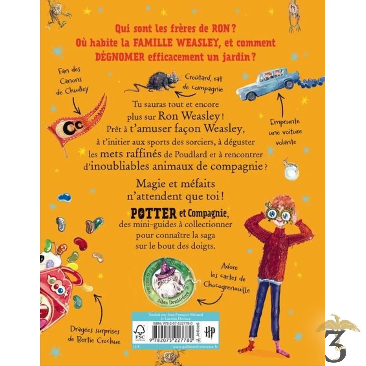 Potter et compagnie – ron weasley – petit guide illustré - Les Trois Reliques, magasin Harry Potter - Photo N°2