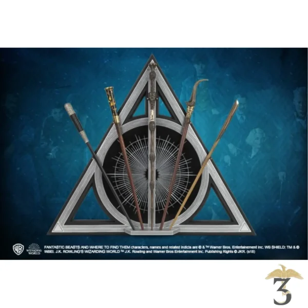 Présentoir 5 baguettes Reliques de la Mort - Les Crimes de Grindelwald - Les Trois Reliques, magasin Harry Potter - Photo N°2