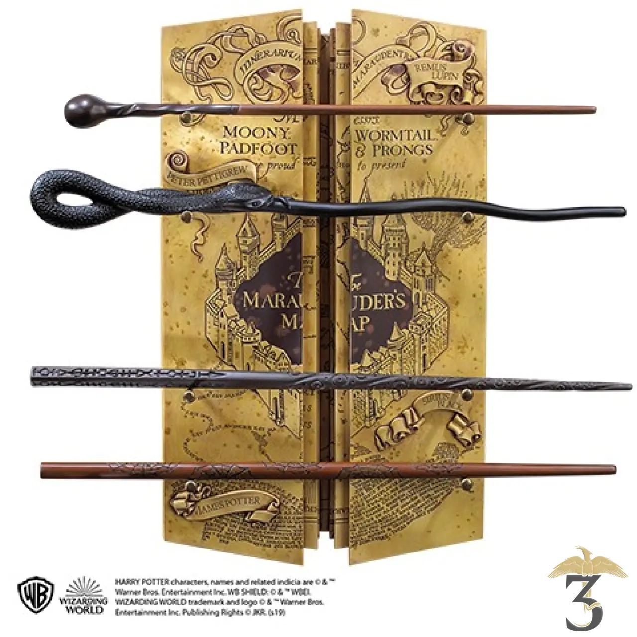 Porte baguettes Carte du maraudeur Magie Harry Potter -  France