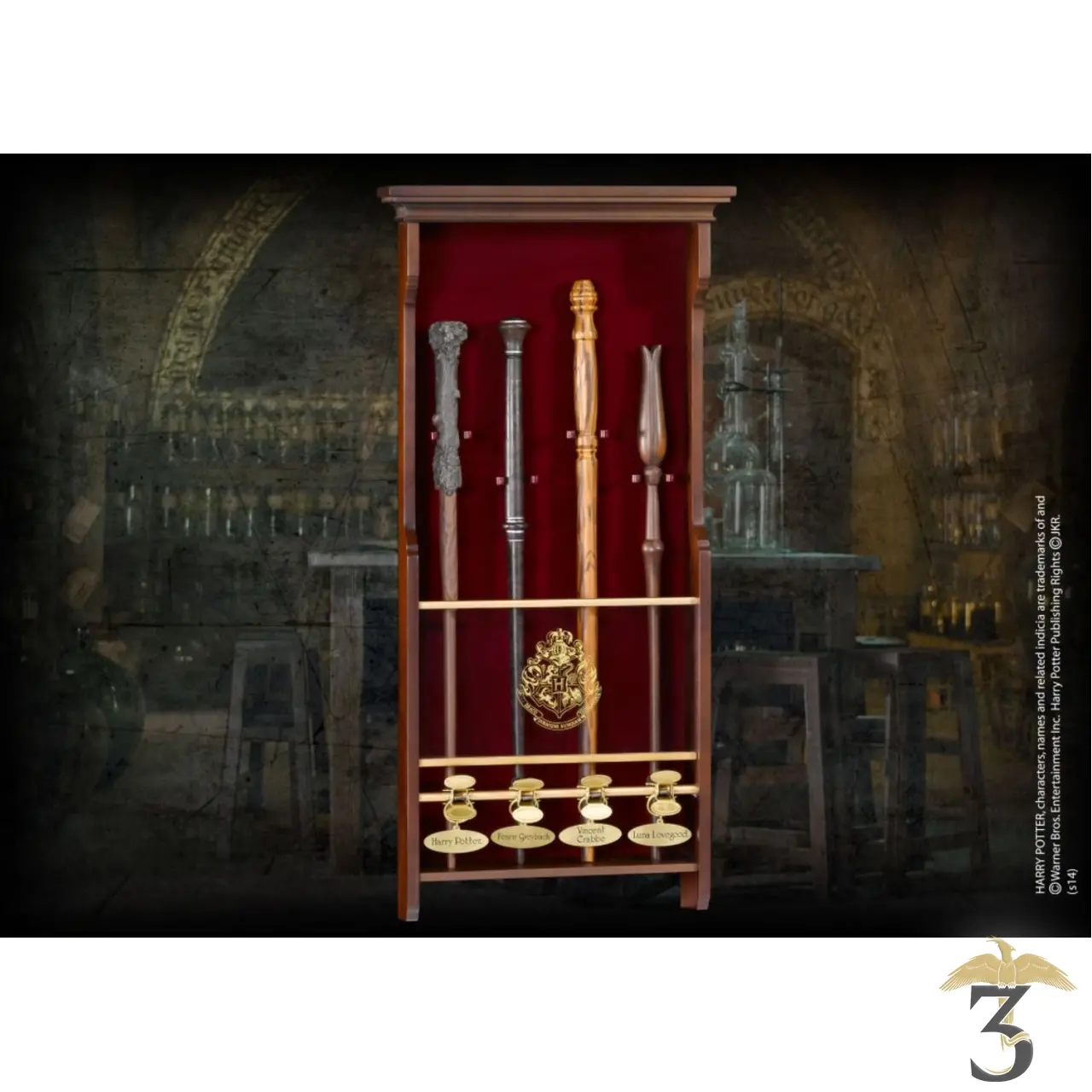 Présentoir vierge pour 4 baguettes - Harry Potter - Les Trois Reliques, magasin Harry Potter - Photo N°2