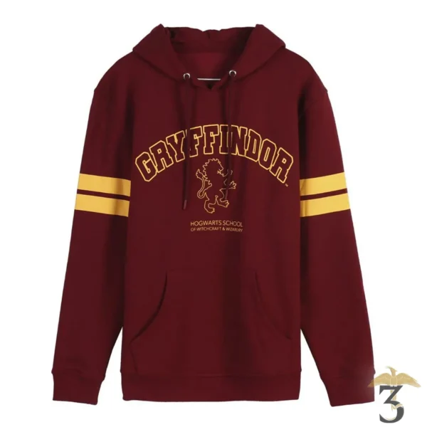 PULL A CAPUCHE GRYFFONDOR - Les Trois Reliques, magasin Harry Potter - Photo N°1